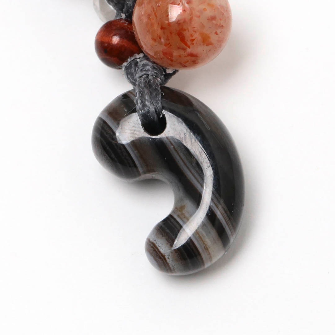 七色玉 勾玉ストラップ_厄除け・健康