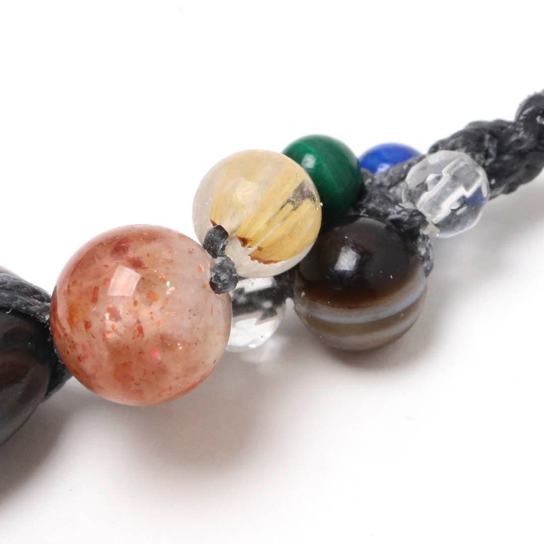 七色玉 勾玉ストラップ_厄除け・健康