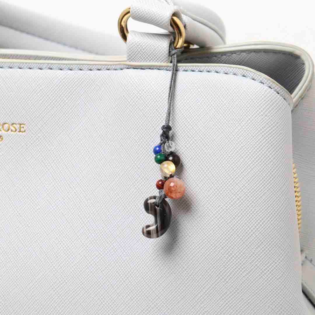 七色玉 勾玉ストラップ_厄除け・健康