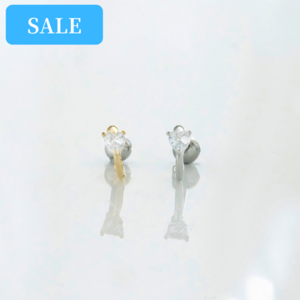 ハートフープボディピアス