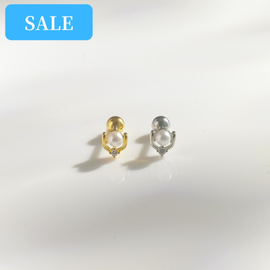 ブランクパールボディピアス