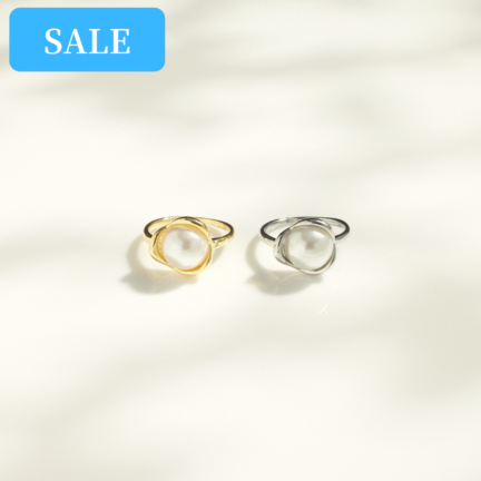 ニュアンスフラワーパールリング