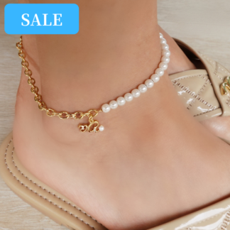 aaロゴパールアンクレット