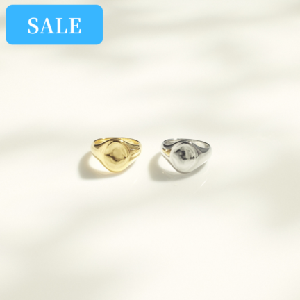 ポイントメタルピンキーリング