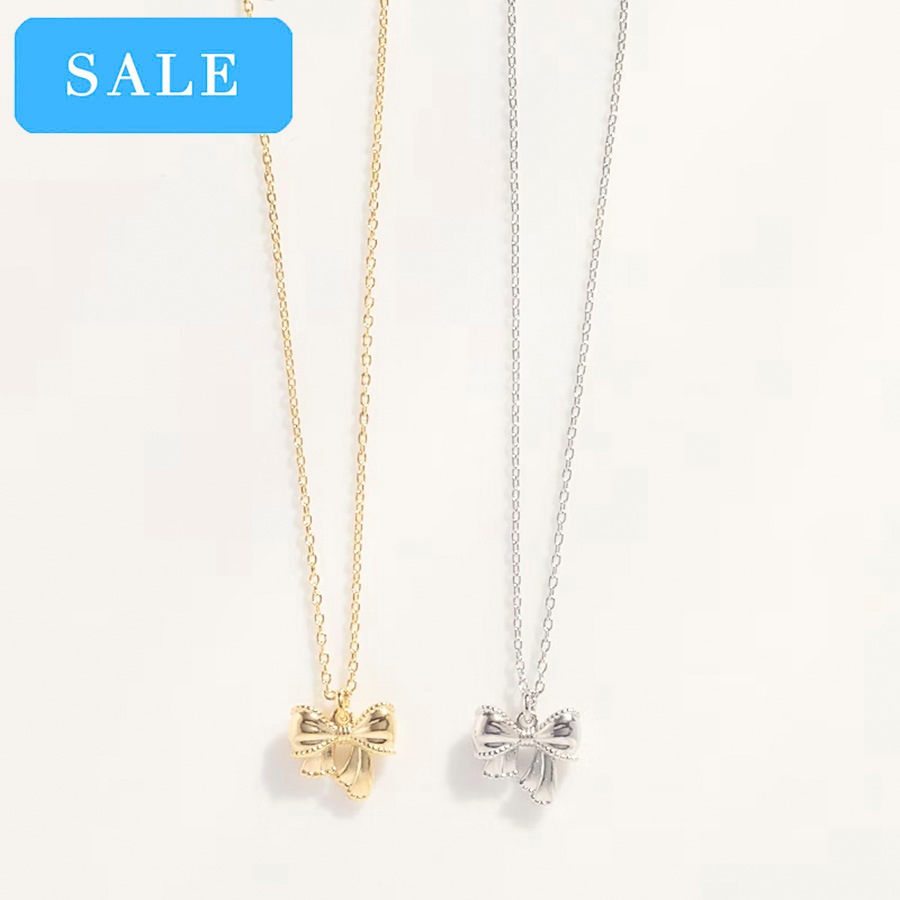 プランプリボンネックレス