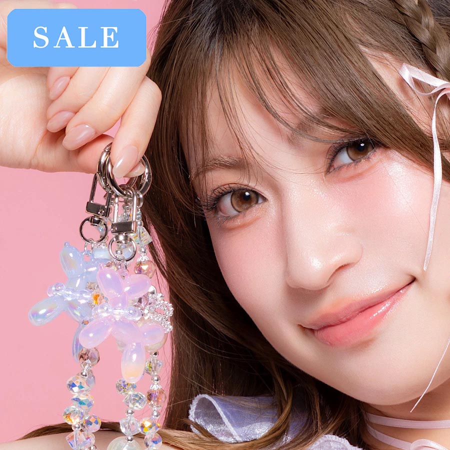 シャイニングオーロラプードルストラップ