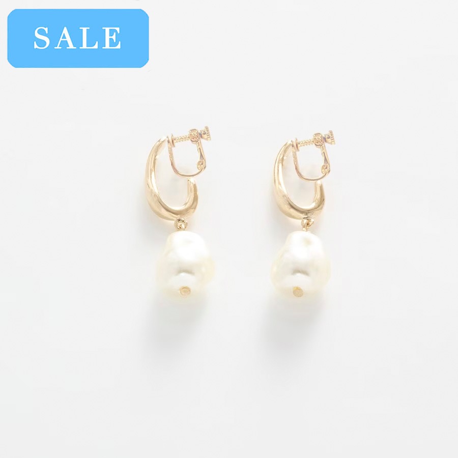 ウォータードロップパールイヤリング