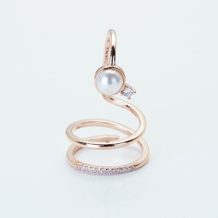 PGラッピングパールネイルリング