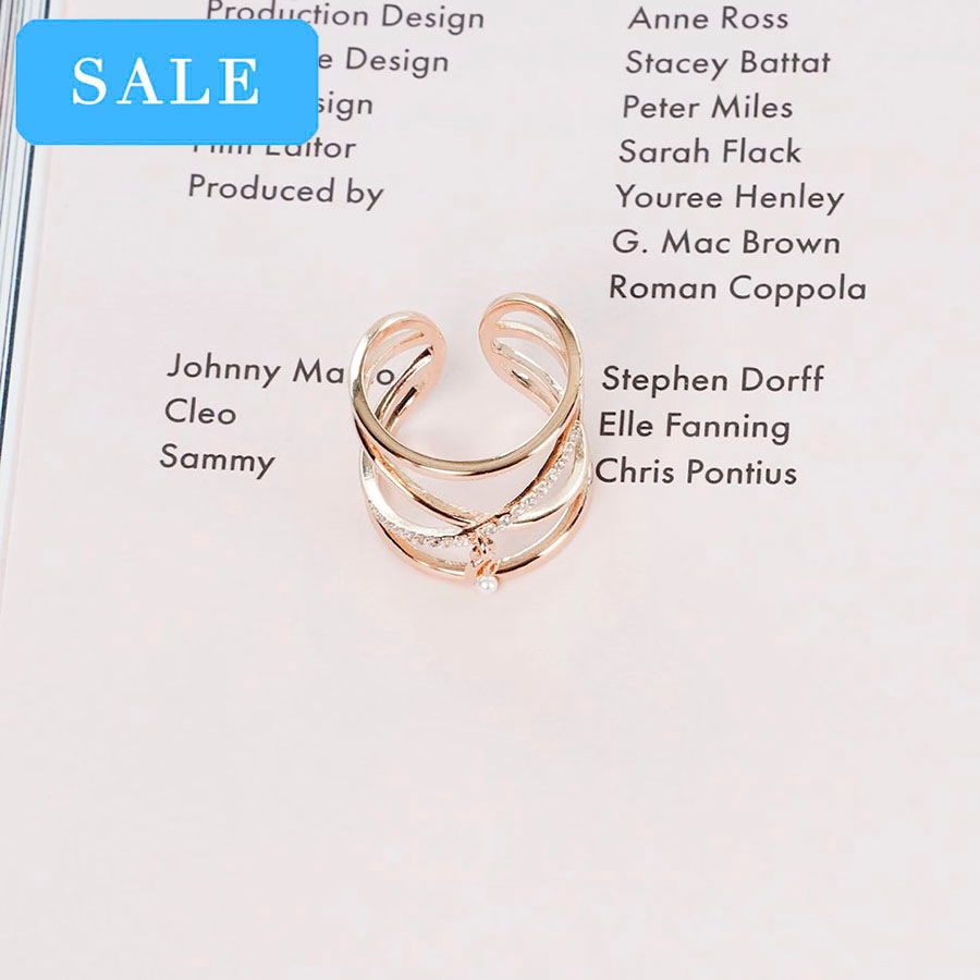 PGクロスフレームパールリング