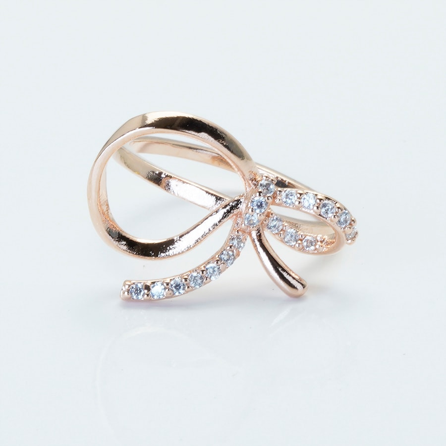 PGポイントリボンピンキーリング