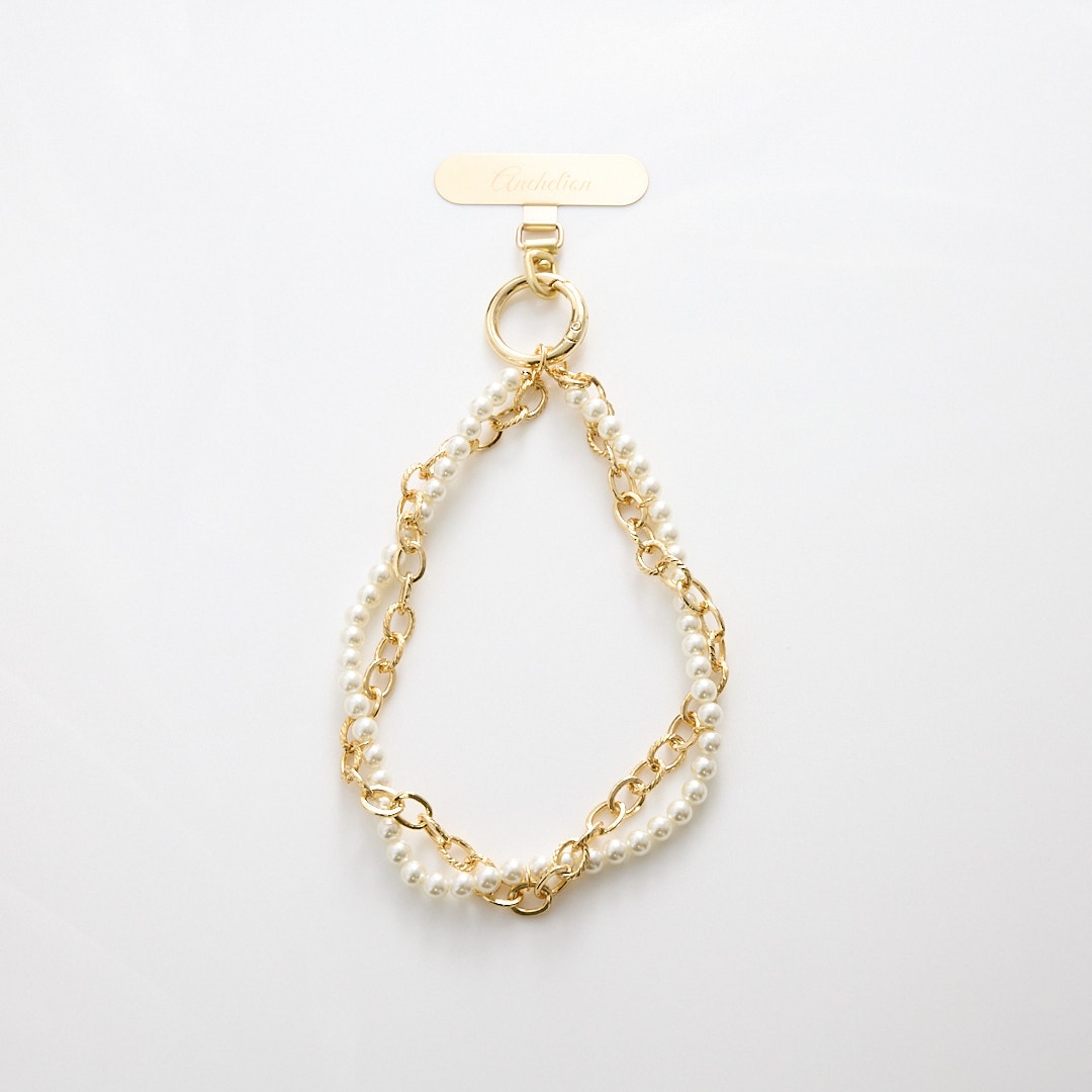 【アウトレット】パール×チェーンツイストストラップ