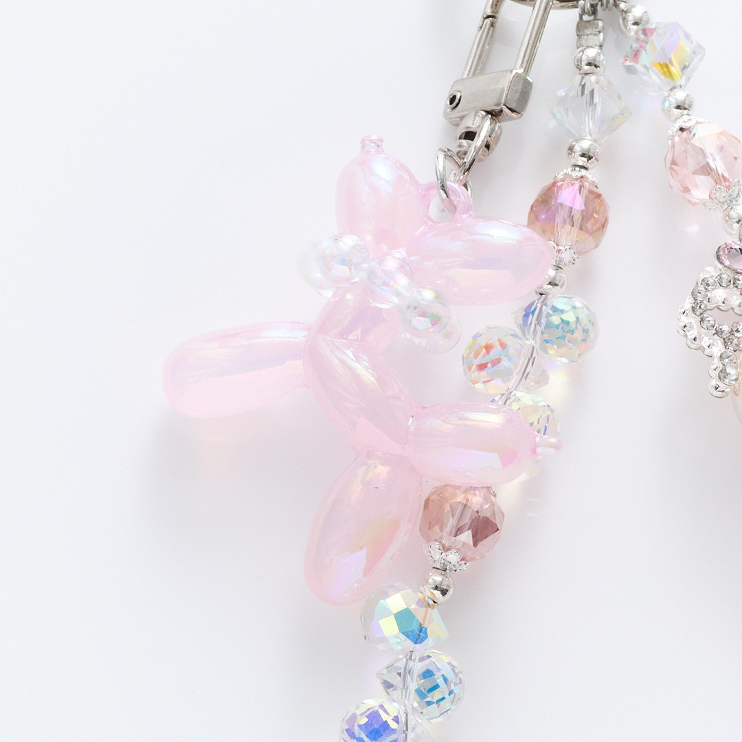 【アウトレット】シャイニングオーロラプードルストラップ