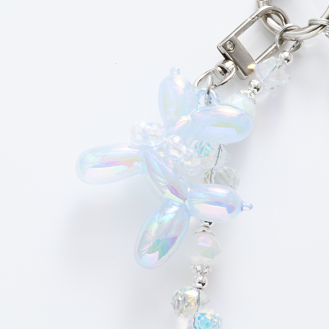 【アウトレット】シャイニングオーロラプードルストラップ