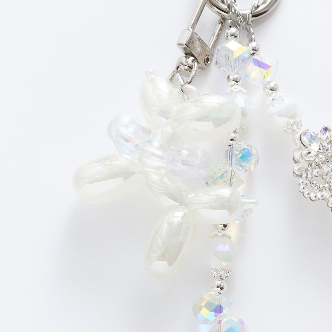 【アウトレット】シャイニングオーロラプードルストラップ