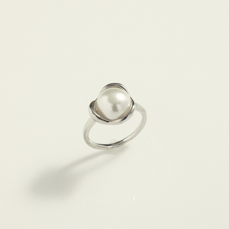 ニュアンスフラワーパールリング