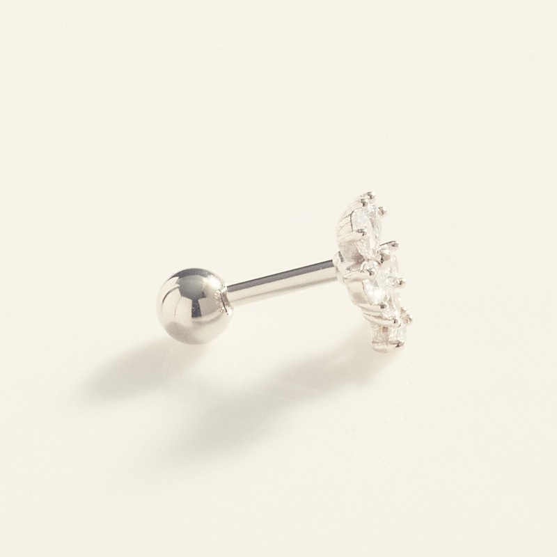 専用です。アンデルヨン　花とベリーのピアス 14G 16G ］選べる2サイズ展開♪ぷっくり愛らしいPINK フラワー