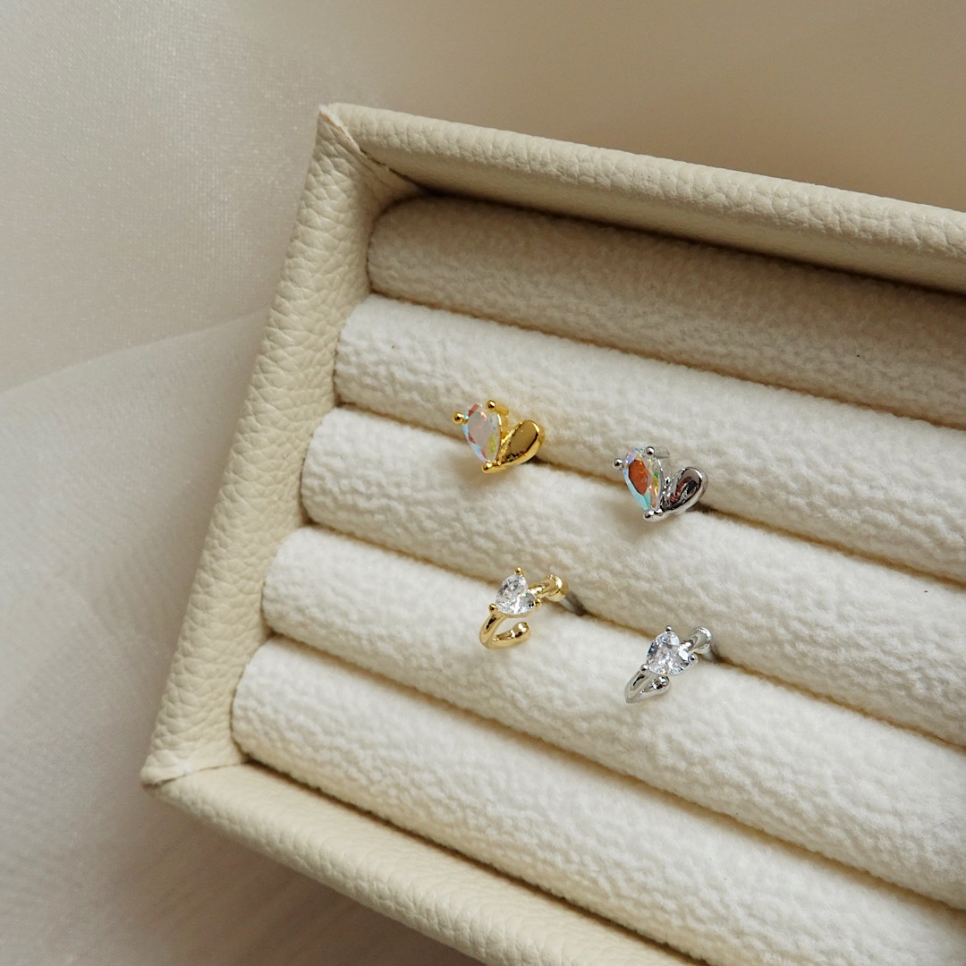 ハートフープボディピアス