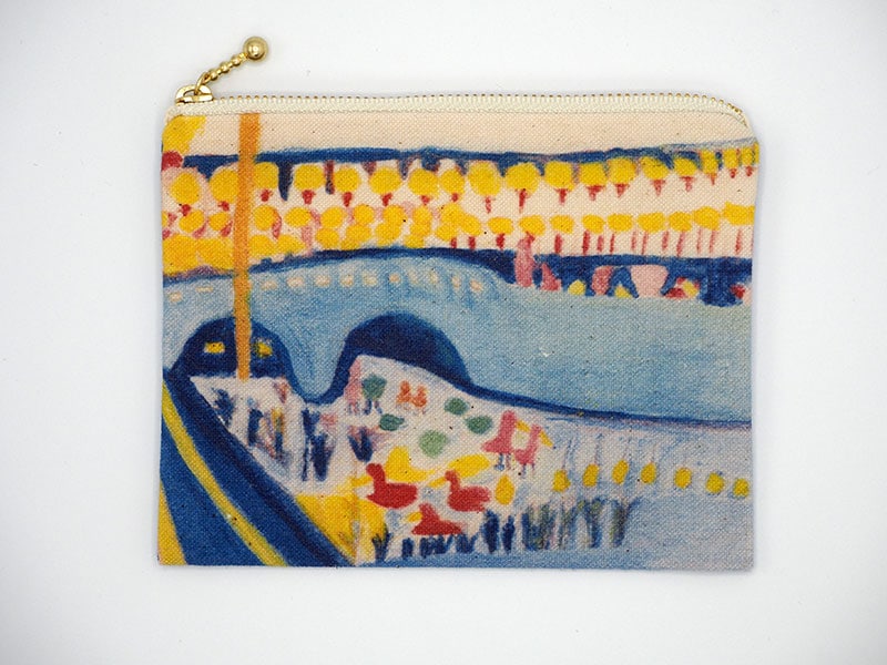 【ポーチS】長崎ランタンと眼鏡橋