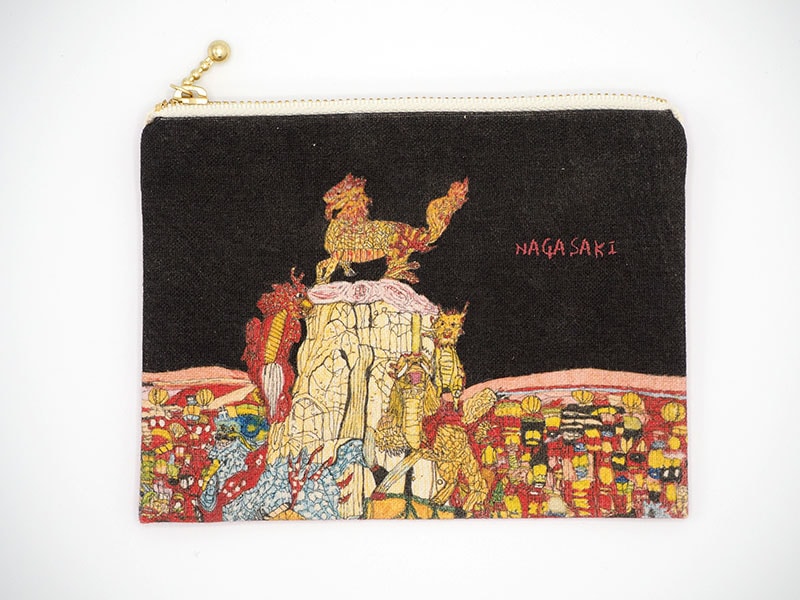 【ポーチS】長崎ランタン（麒麟）