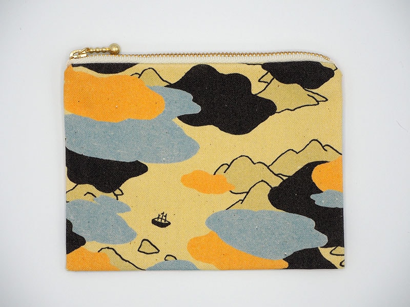 【ポーチS】佐世保九十九島（カーキ）