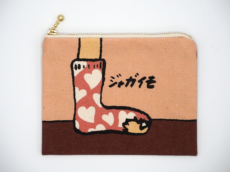 【ポーチS】長崎方言ジャガイモ（ハート）