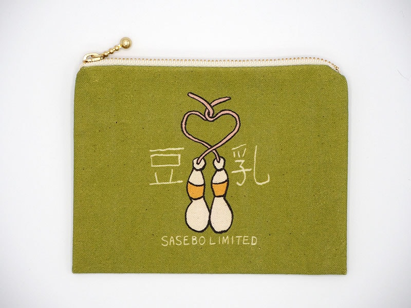 【ポーチS】長崎方言豆乳（ハート）