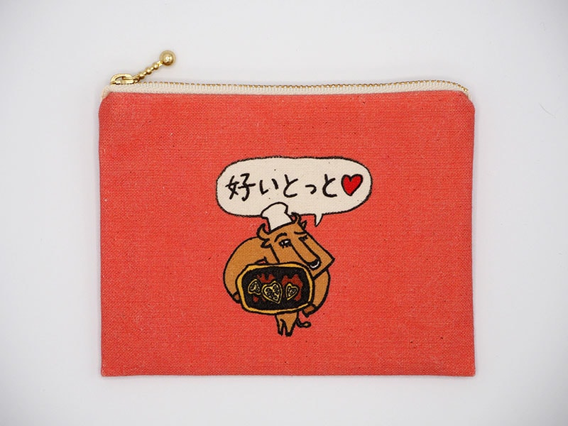 【ポーチS】長崎方言すいっとっと（レッド）