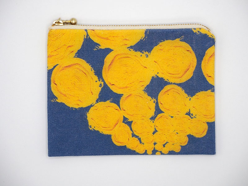 【ポーチS】長崎黄玉（青）