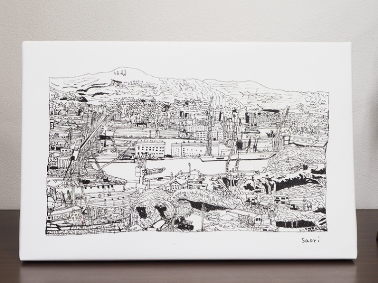 【artgoods】アートパネル_風景(モノクロ)