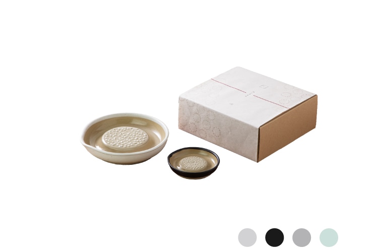 ハレとケ 石見焼 おろし器 大小ギフトセット