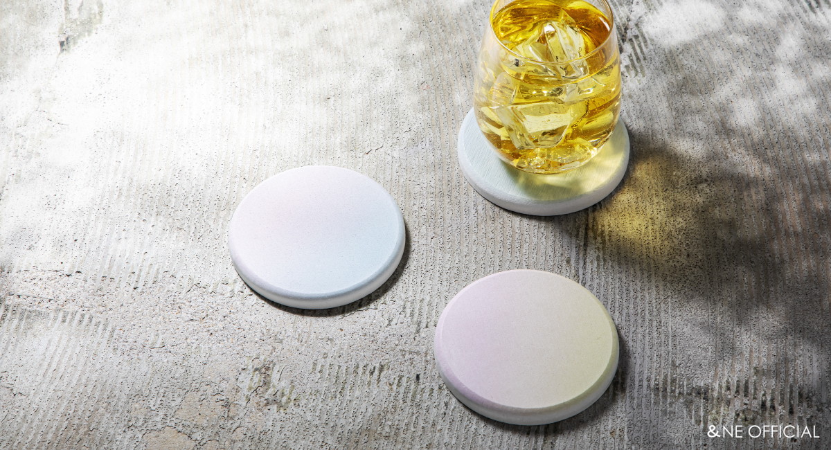 ラバストーンコースター プリント