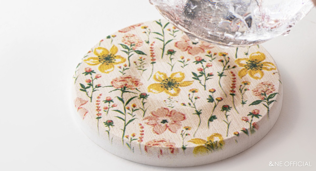 ラバストーンコースター プリント