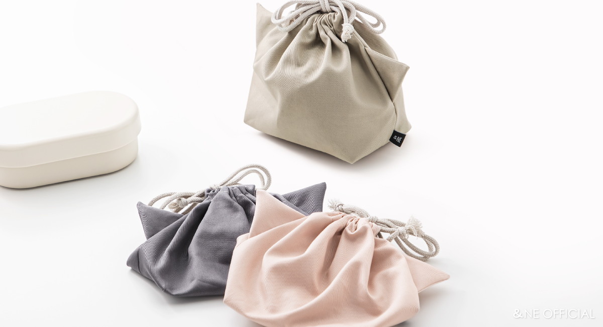 お弁当袋きんちゃく　ねこ