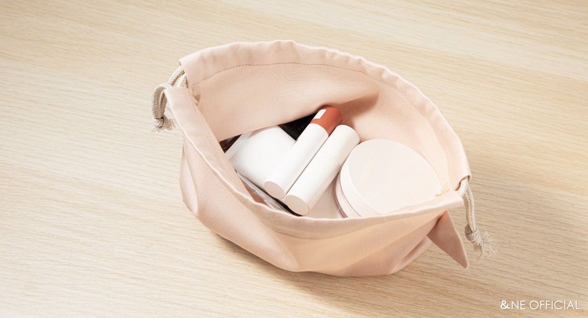 お弁当袋きんちゃく　ねこ