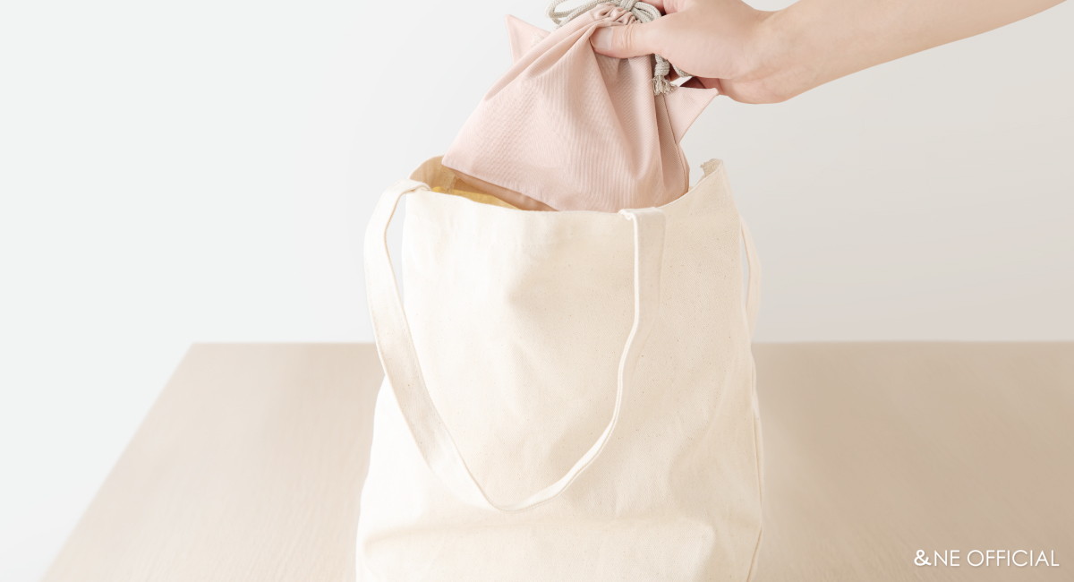 お弁当袋きんちゃく　ねこ