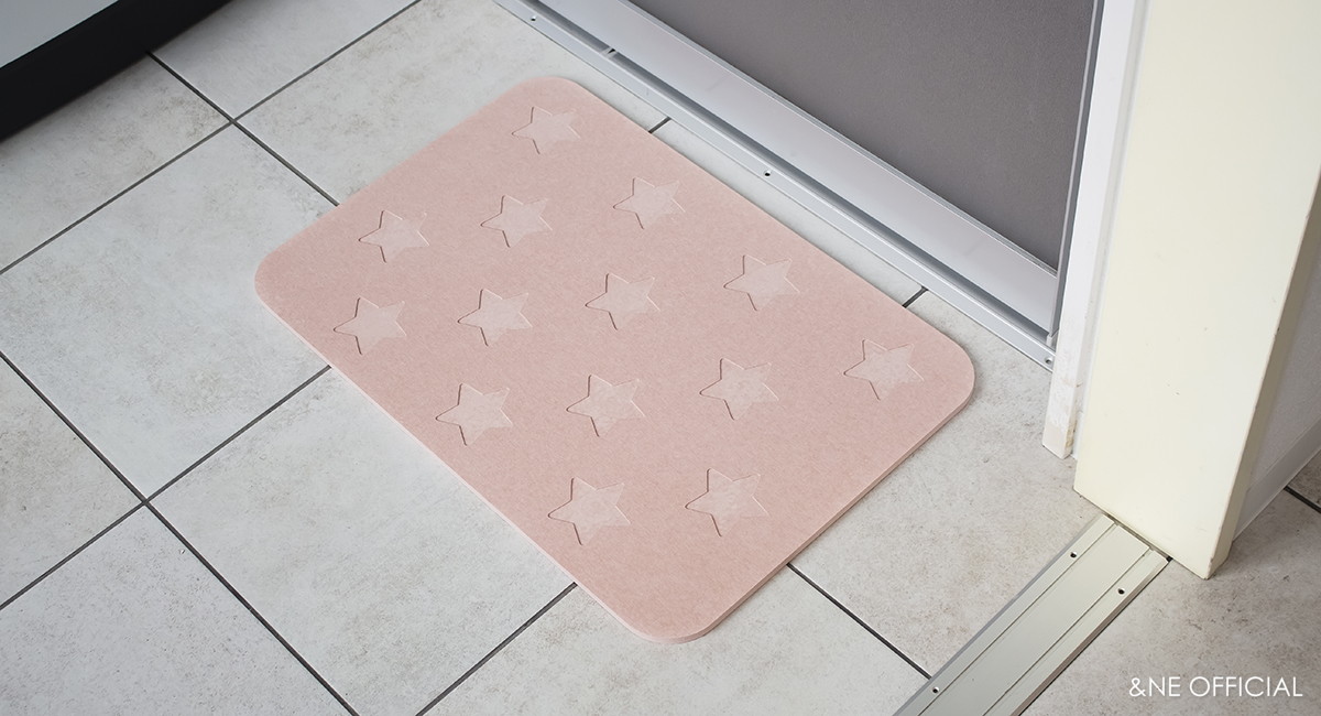 珪藻土バスマット Star