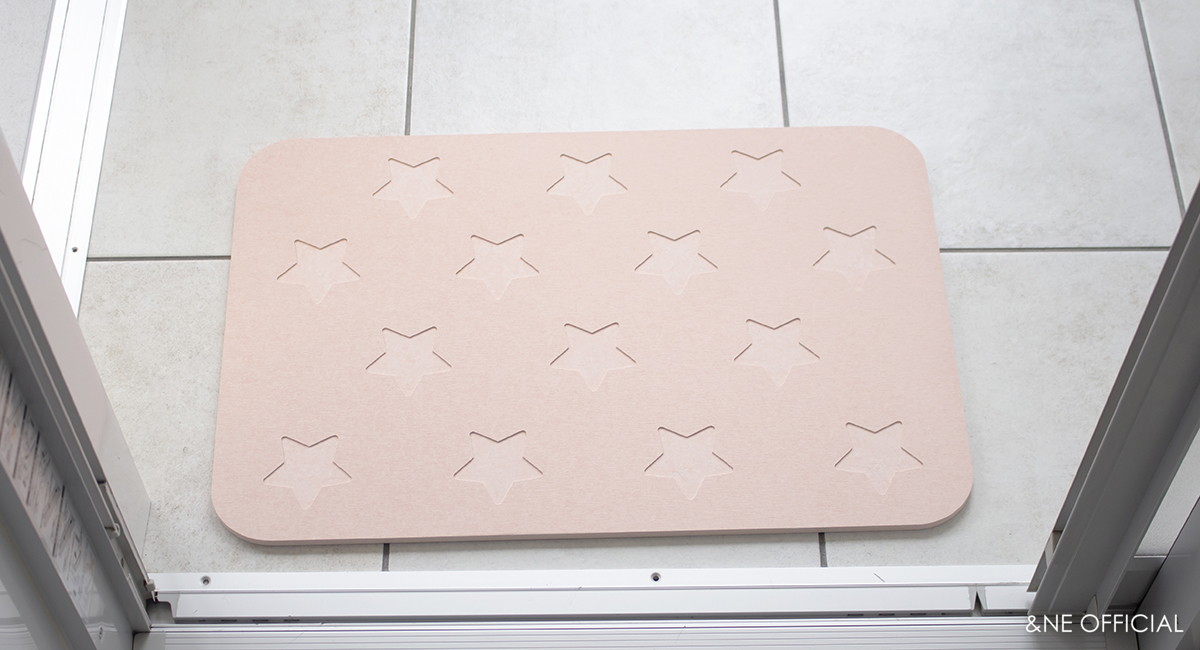 珪藻土バスマット Star