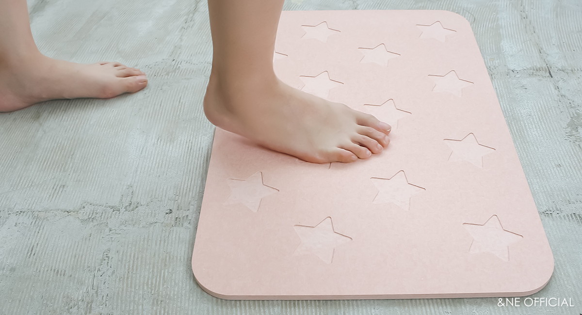 珪藻土バスマット Star