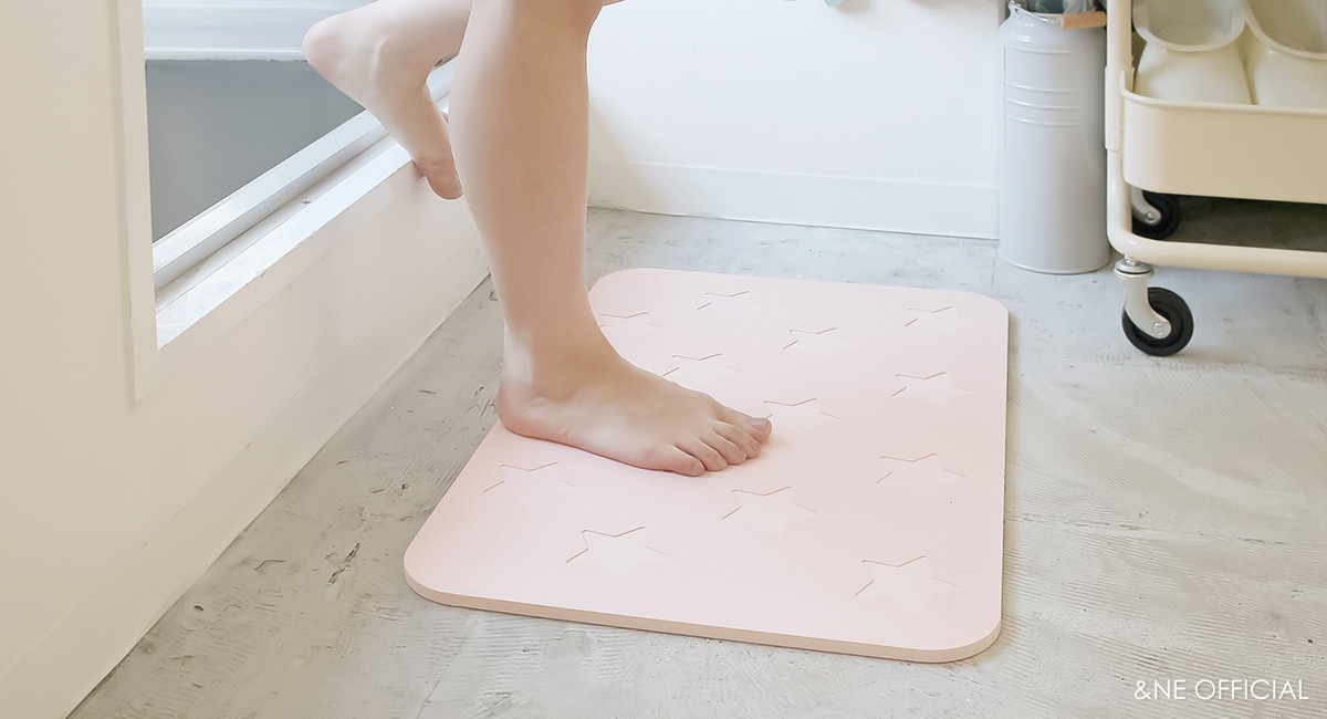 珪藻土バスマット Star