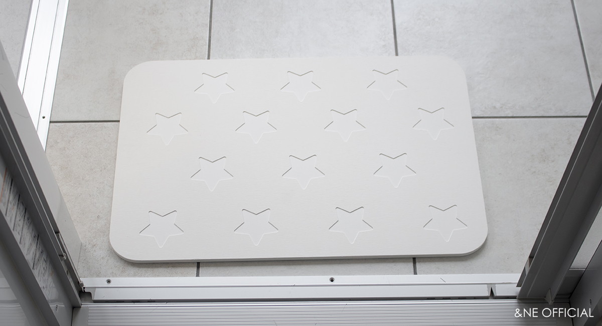 珪藻土バスマット Star