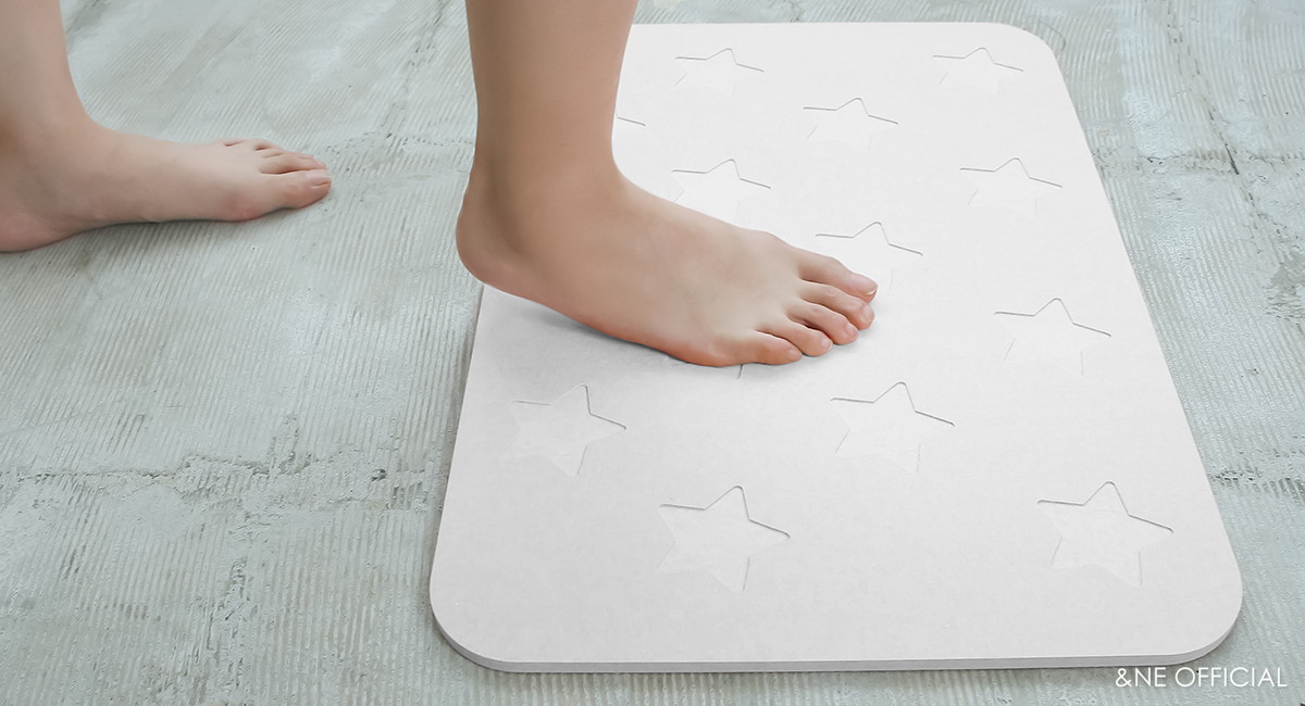 珪藻土バスマット Star