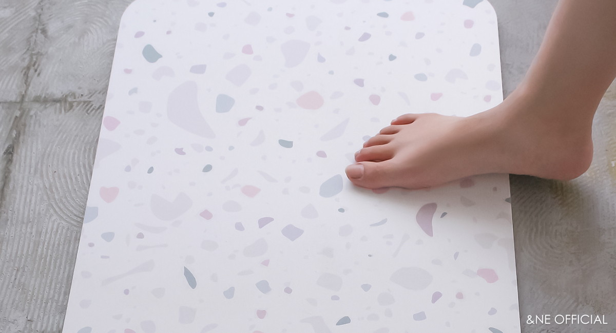 珪藻土プリントバスマット