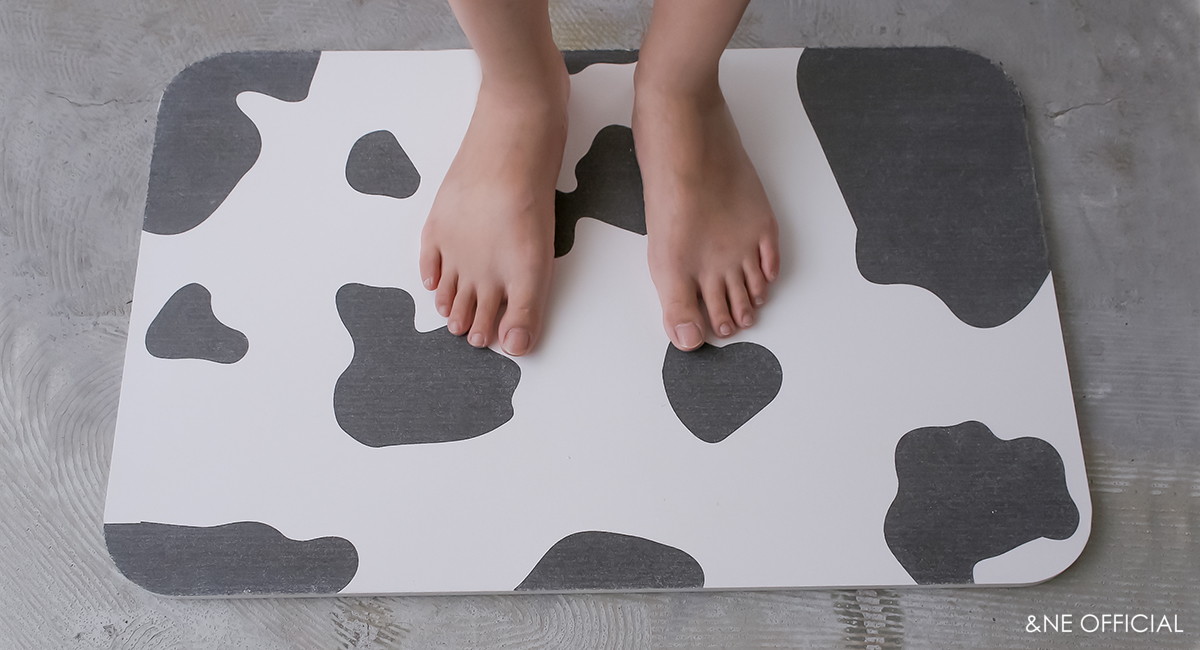 珪藻土プリントバスマット