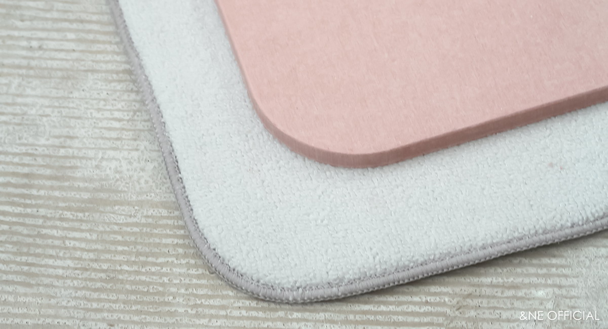 珪藻土バスマットコンパクト敷パッド