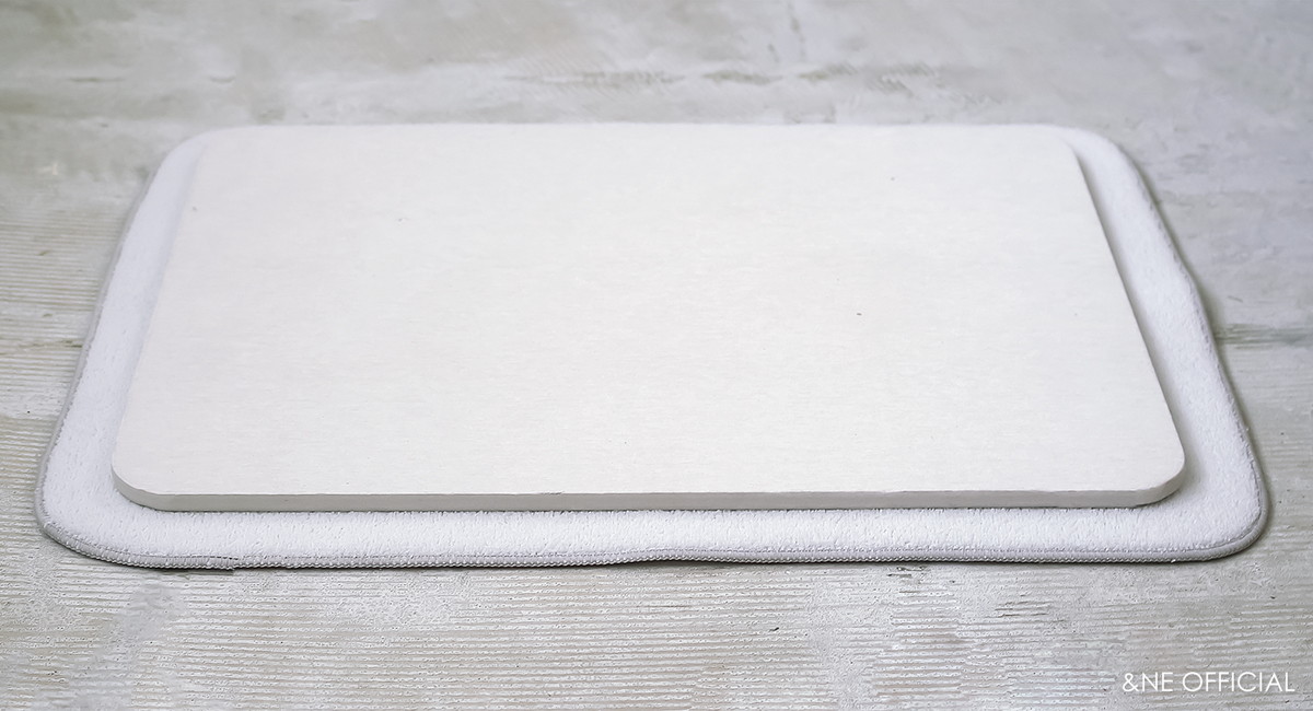 珪藻土バスマットコンパクト敷パッド