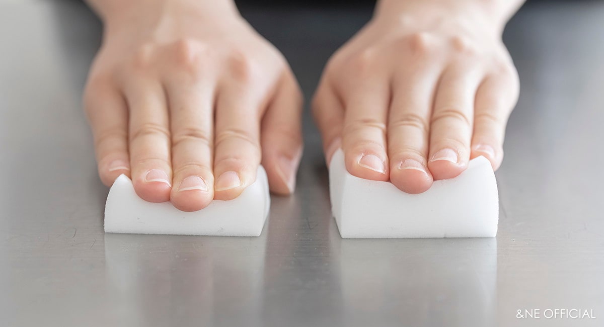 nikii メラミンスポンジL 2P