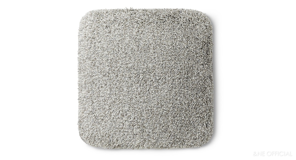 低反発シャギーチェアパッド  Pale