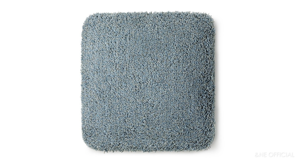 低反発シャギーチェアパッド  Pale