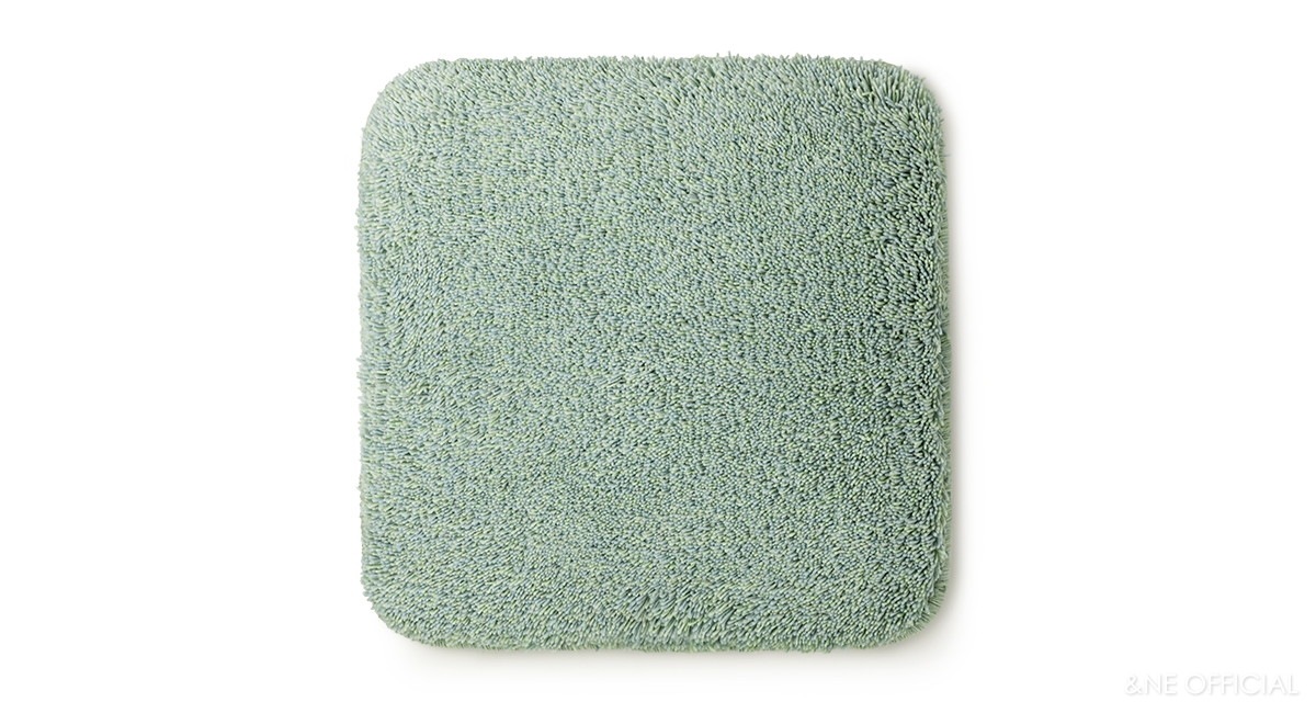 低反発シャギーチェアパッド  Pale