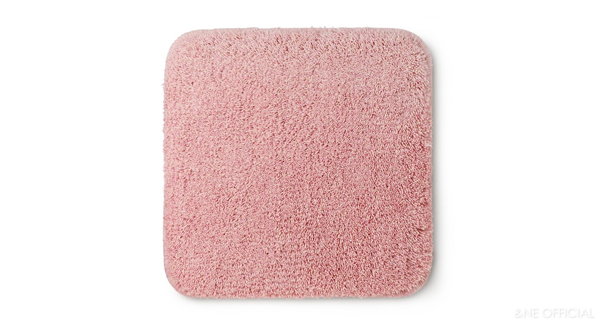 低反発シャギーチェアパッド  Pale